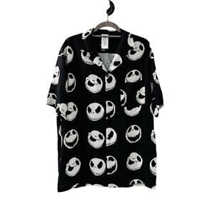 New Disney Parks Nightmare Before Christmas Jack Skellington Shirt L Halloween